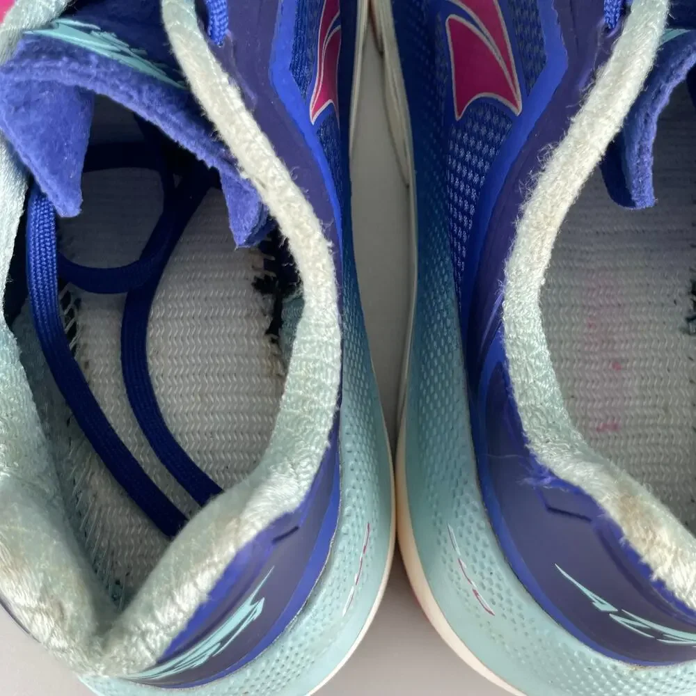 Altra Duo Women's 7 Blue Pink Running Sneakers Lace Up Low Top Shoes Casual GUC